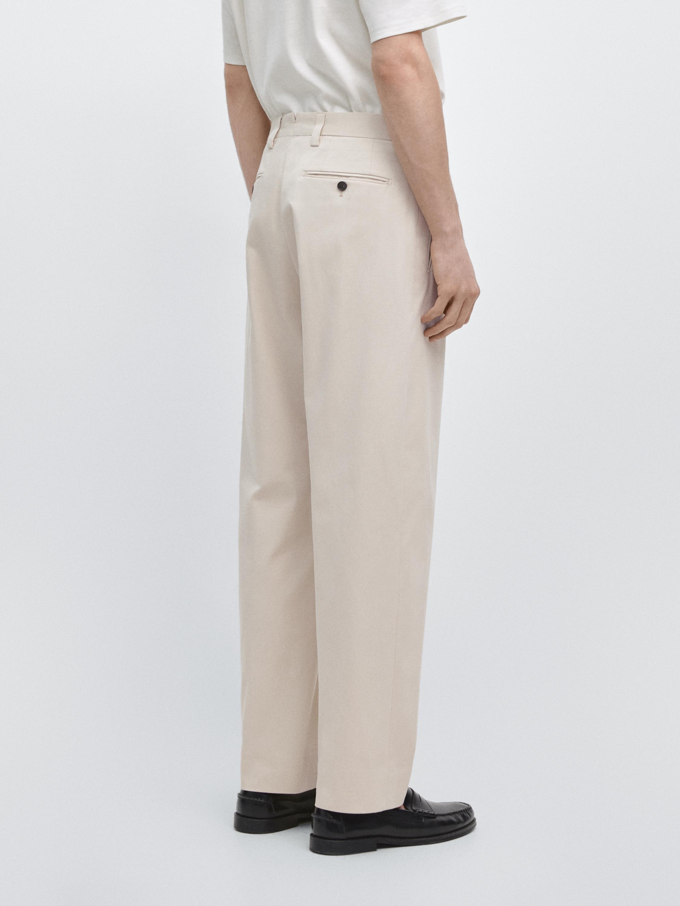Pantalon barrel fit tailoring